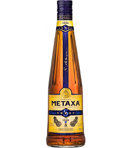 Бренди Metaxa 5* 40% 1 л